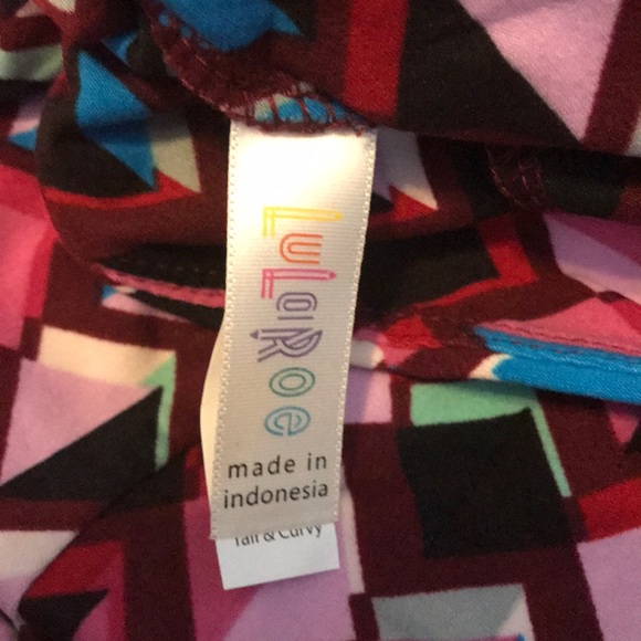 NWT LuLaRoe TC geometric print leggings - Picture 4 of 4